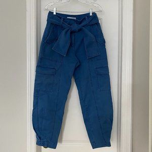 DEREK LAM 10 CROSBY Cropped denim utility pants